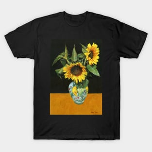 Sunflowers On Gold T-Shirt